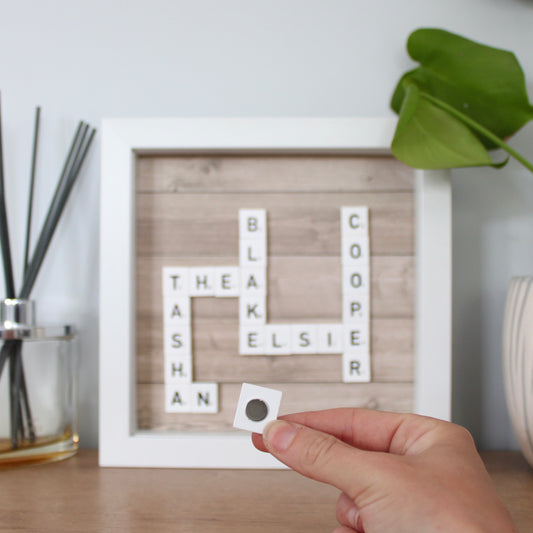Create Your Own Magnetic Name Frame