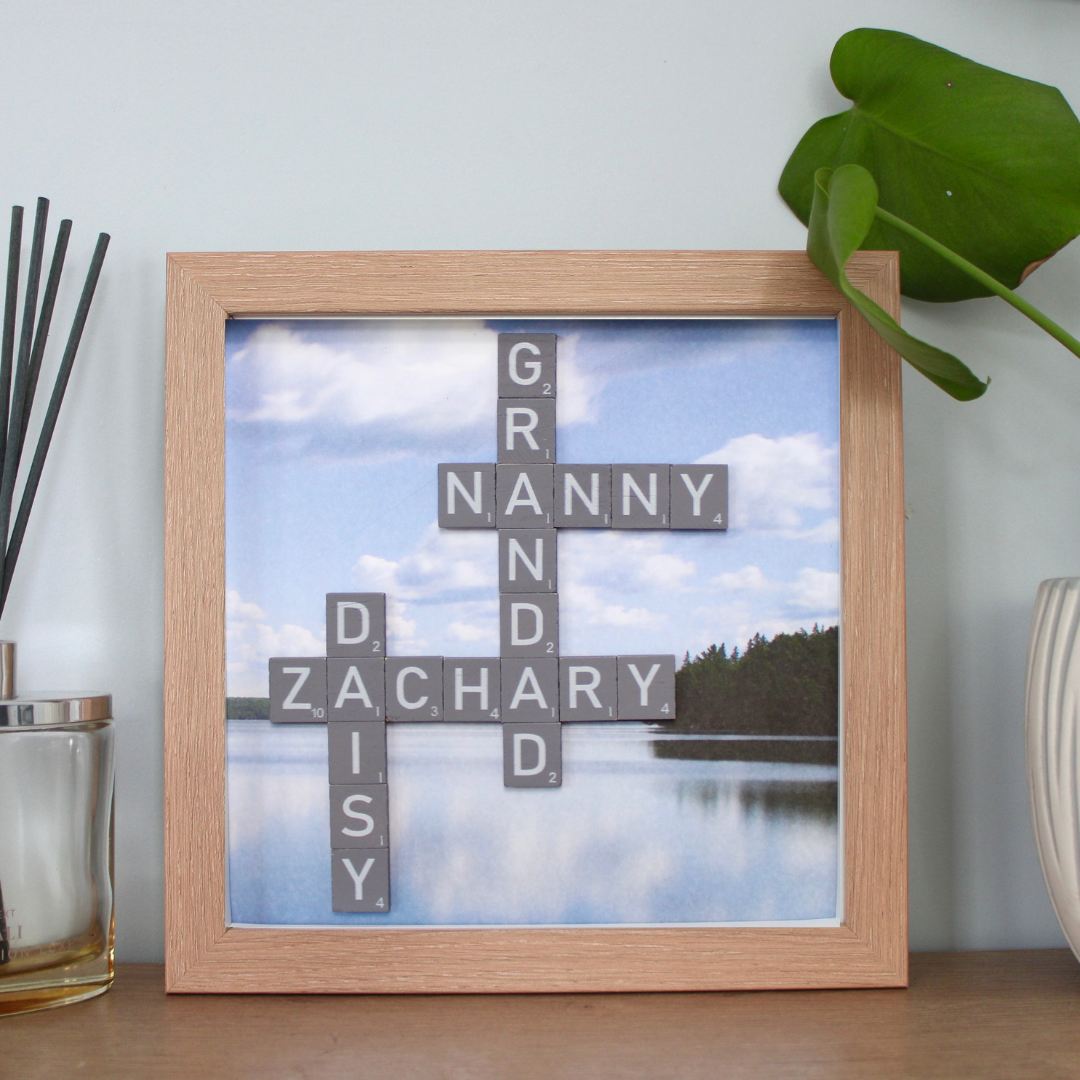Create Your Own Magnetic Name Frame