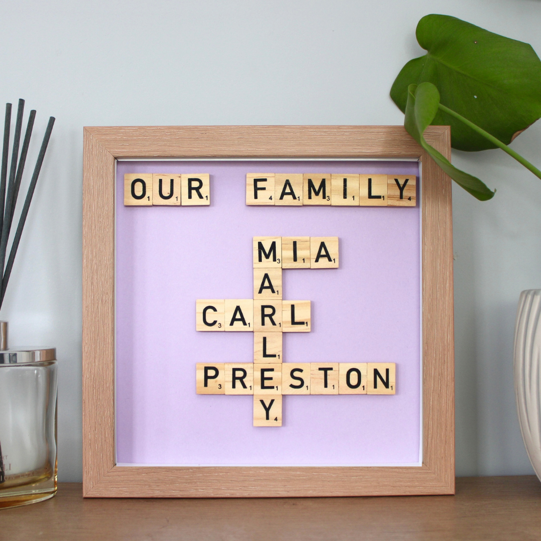 Create Your Own Magnetic Name Frame
