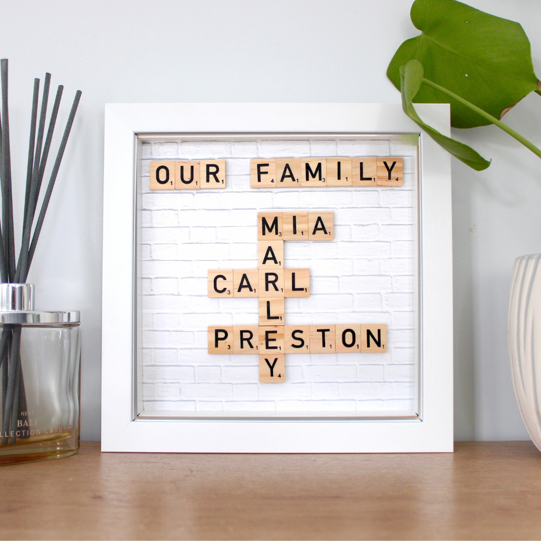 Create Your Own Magnetic Name Frame
