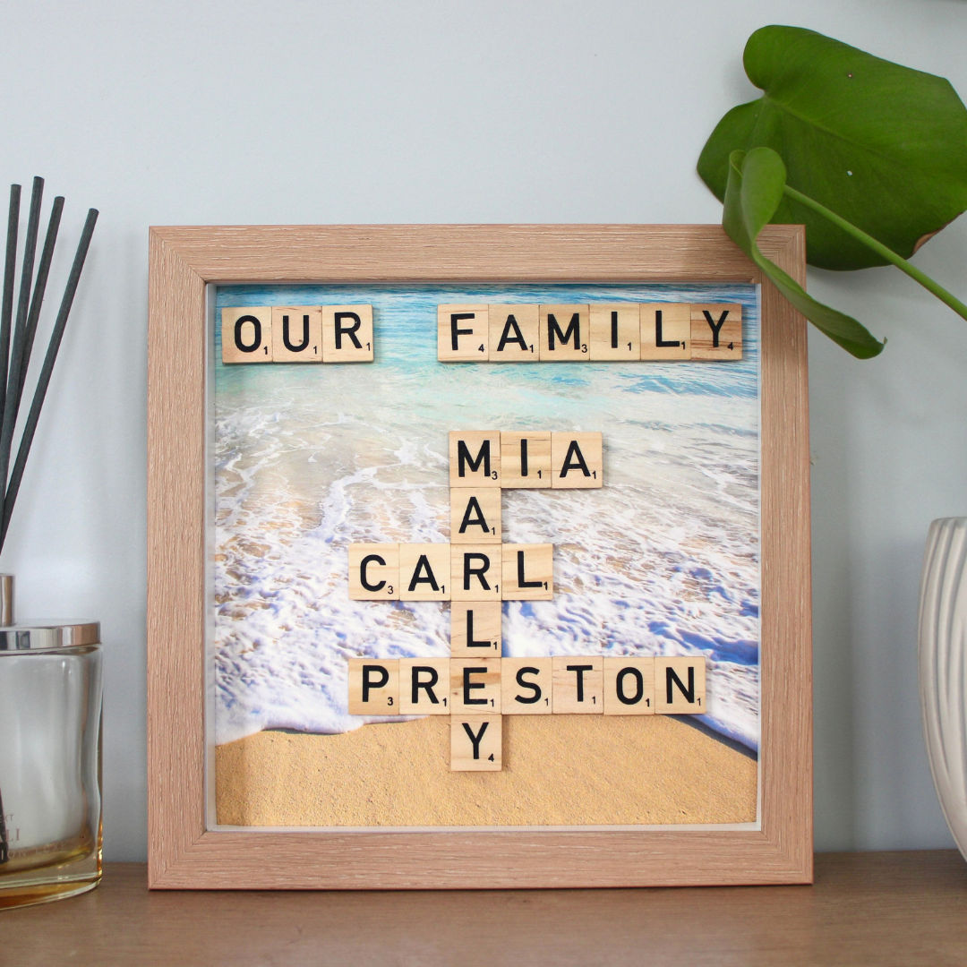 Create Your Own Magnetic Name Frame
