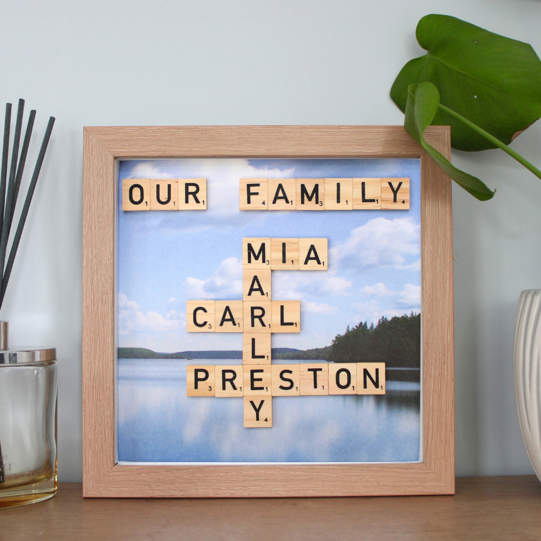 Create Your Own Magnetic Name Frame