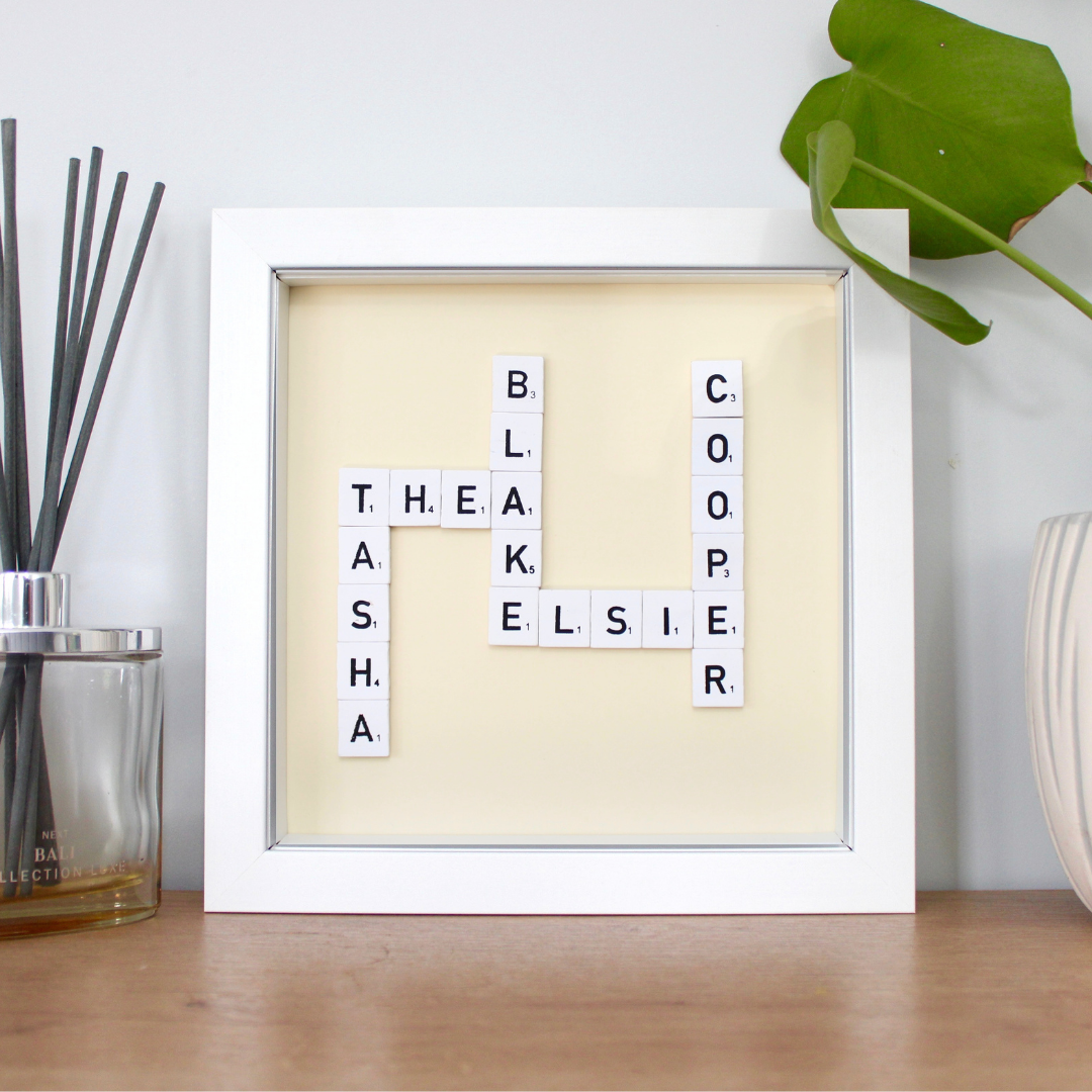 Create Your Own Magnetic Name Frame