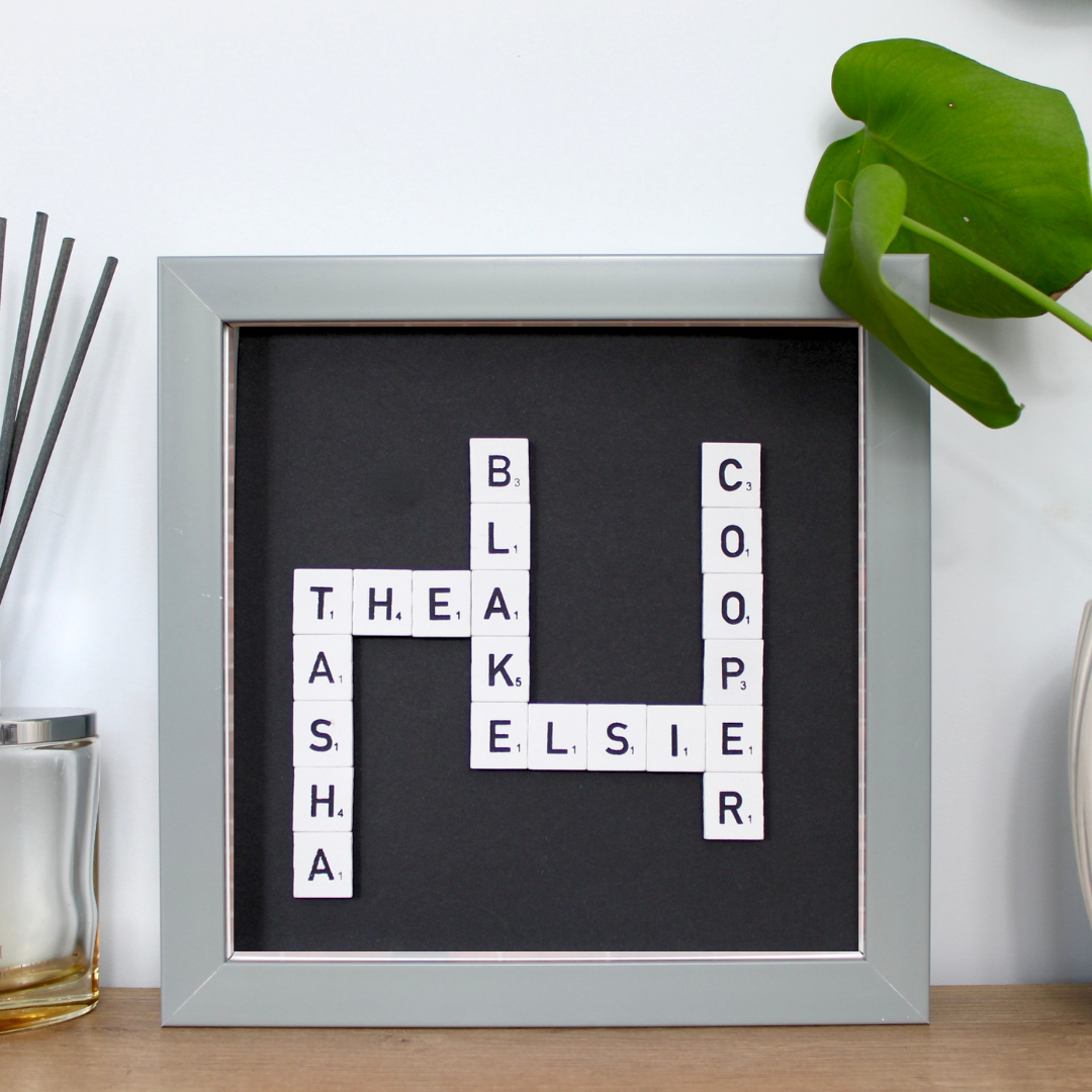 Create Your Own Magnetic Name Frame