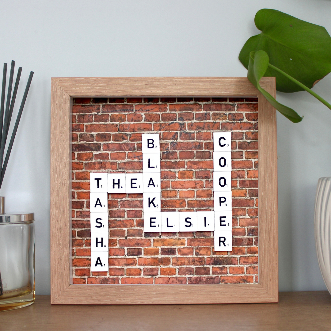 Create Your Own Magnetic Name Frame