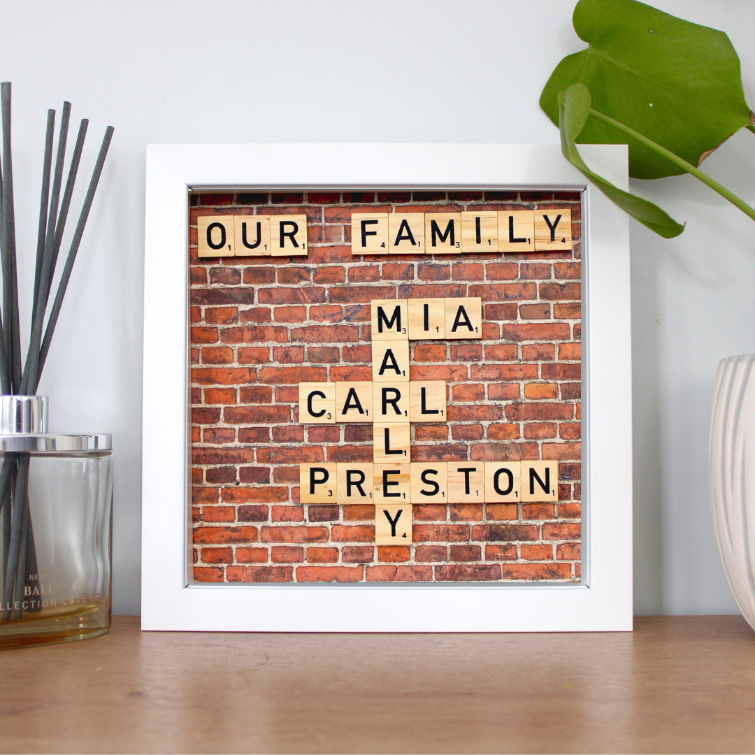 Create Your Own Magnetic Name Frame
