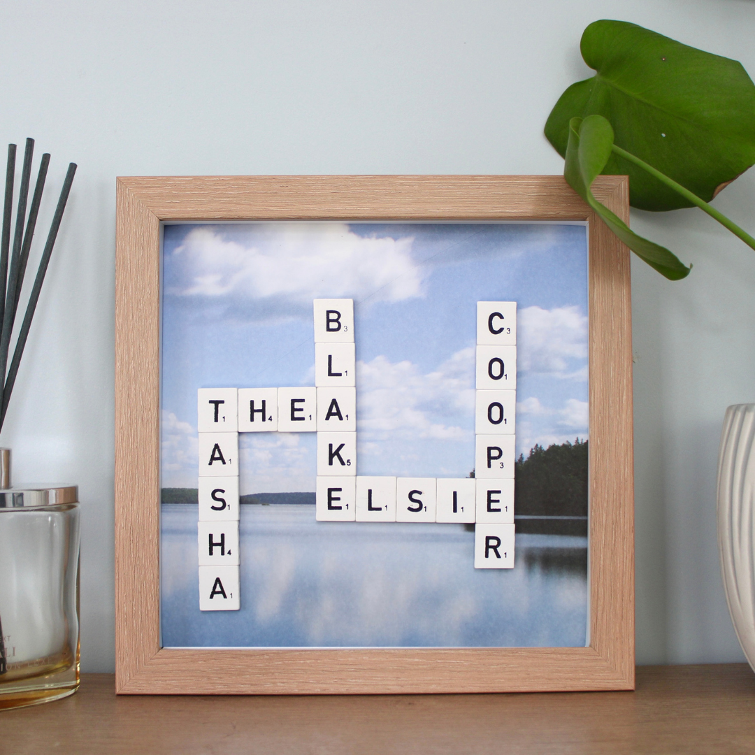 Create Your Own Magnetic Name Frame