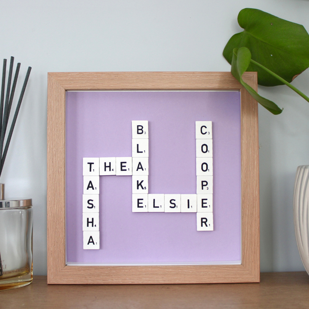 Create Your Own Magnetic Name Frame