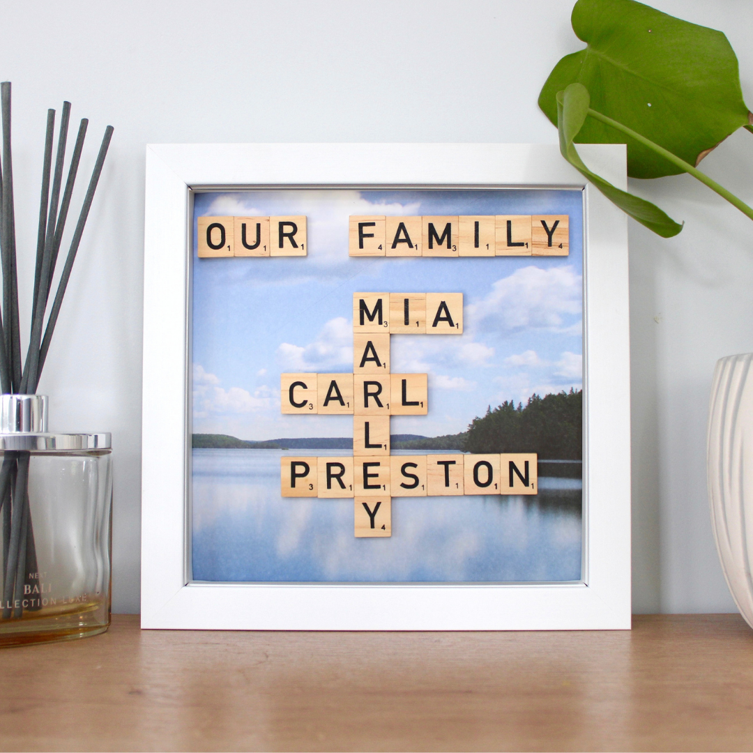 Create Your Own Magnetic Name Frame