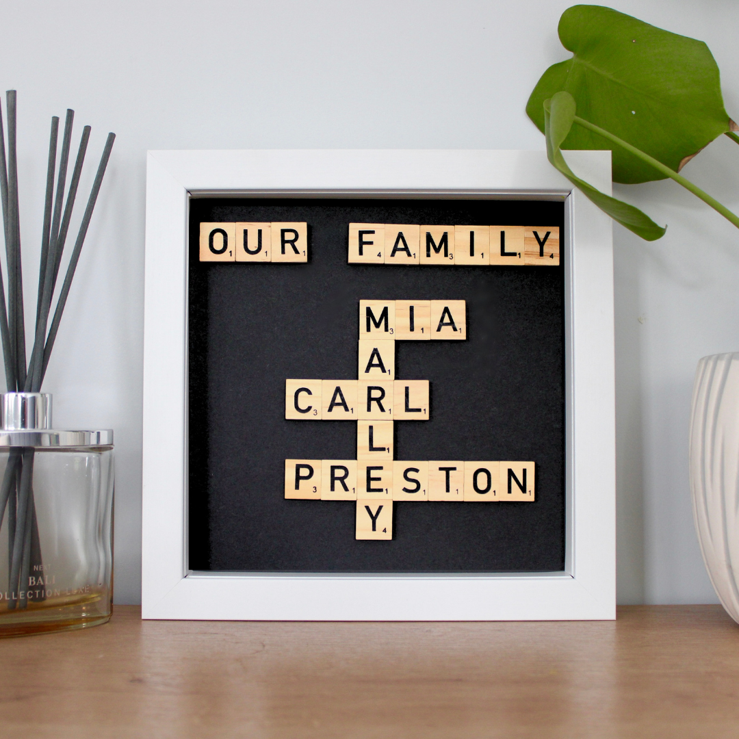 Create Your Own Magnetic Name Frame