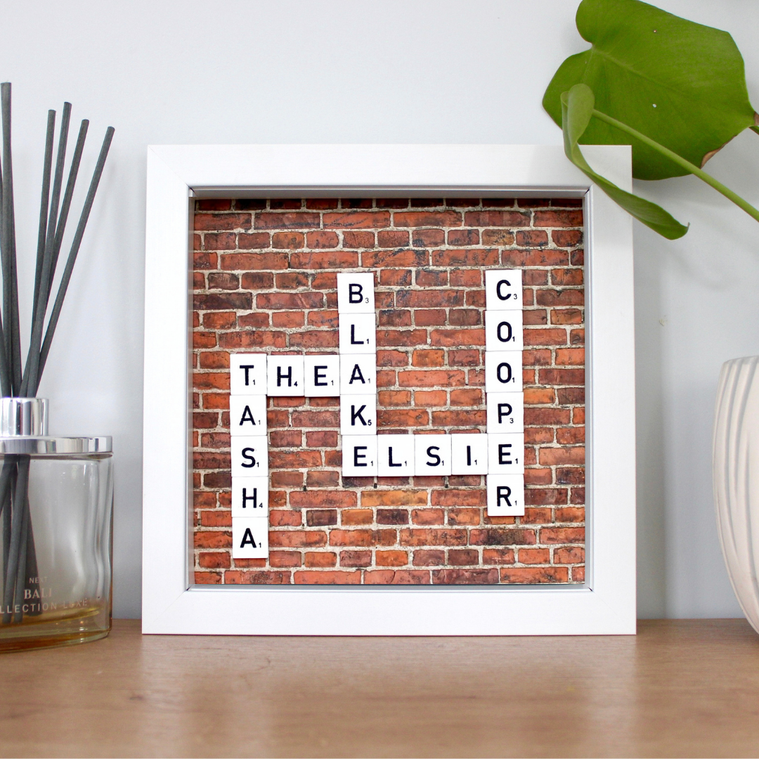 Create Your Own Magnetic Name Frame