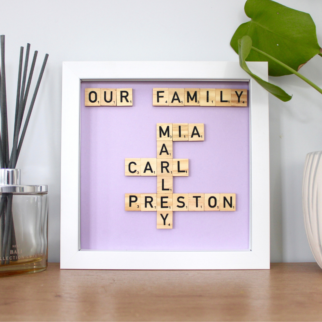 Create Your Own Magnetic Name Frame