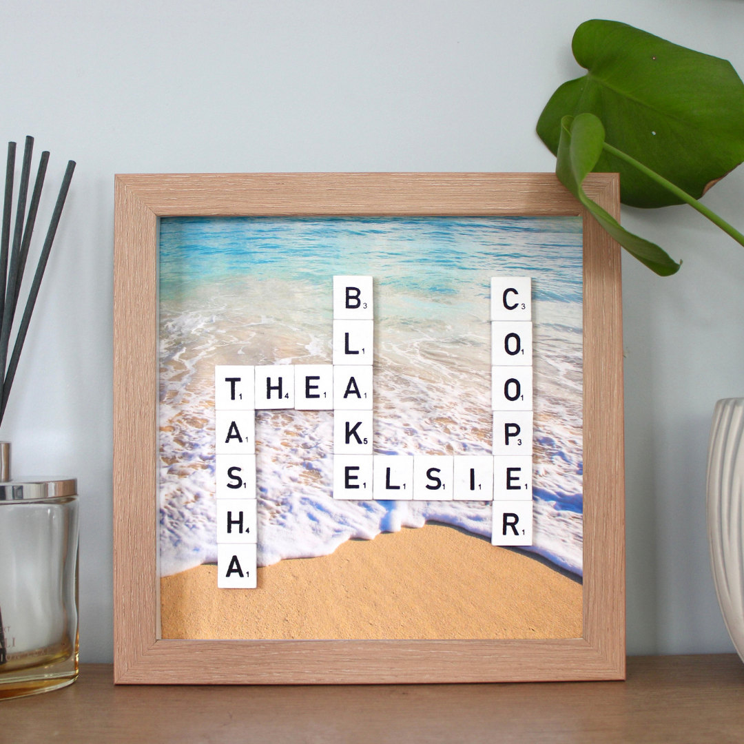 Create Your Own Magnetic Name Frame