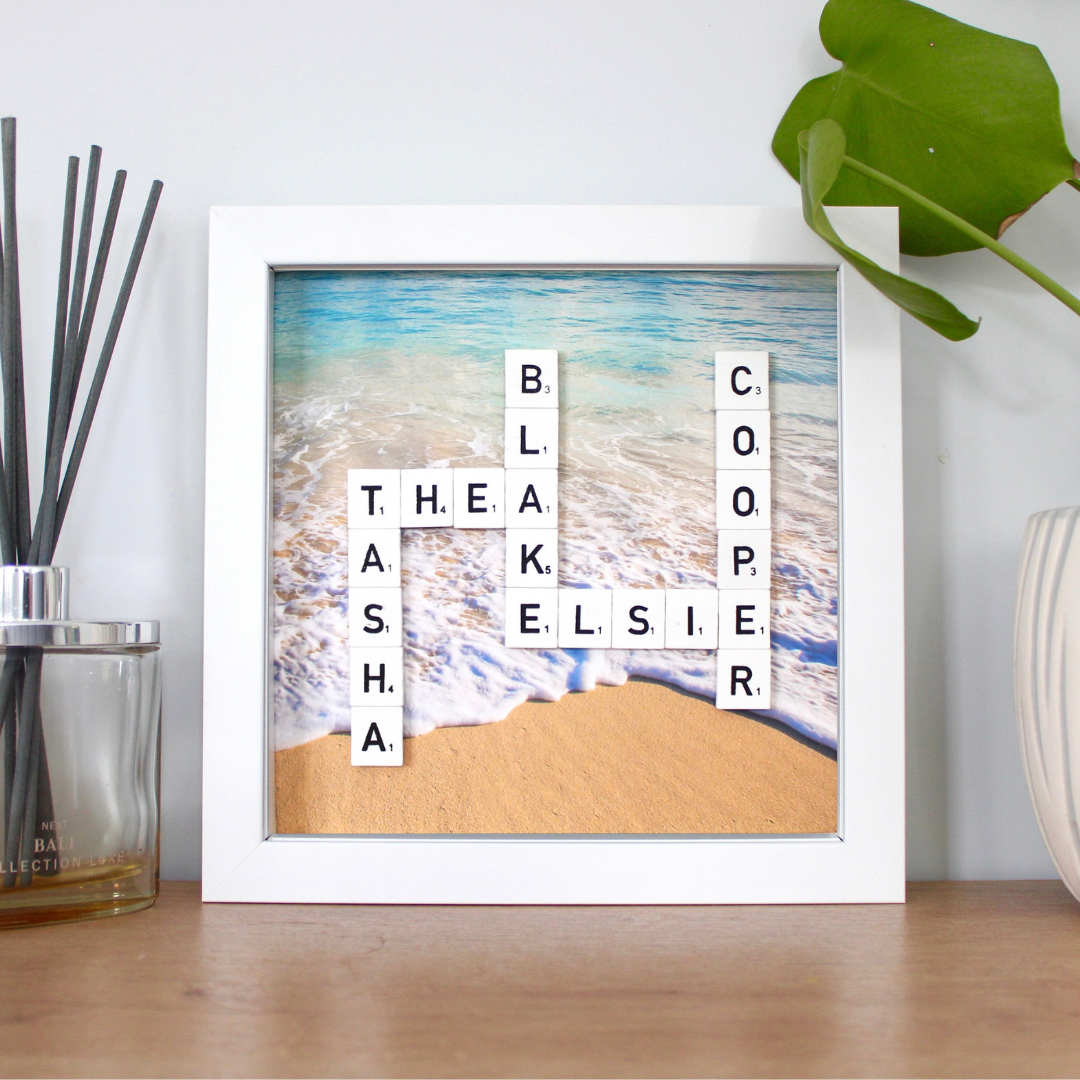 Create Your Own Magnetic Name Frame