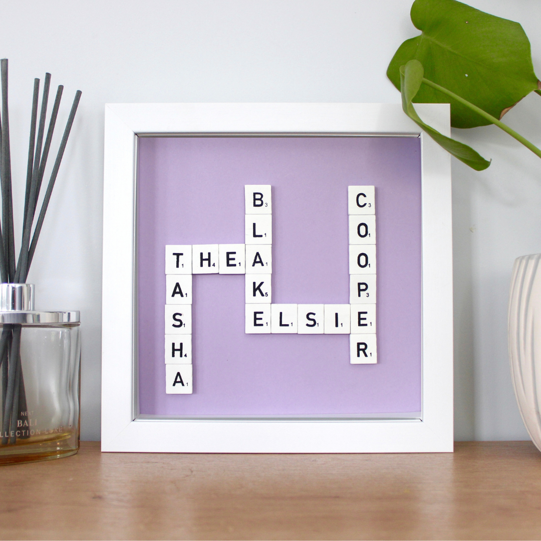 Create Your Own Magnetic Name Frame