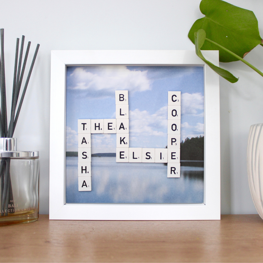 Create Your Own Magnetic Name Frame