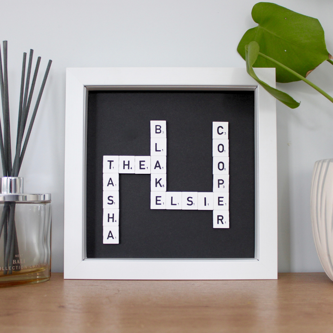 Create Your Own Magnetic Name Frame