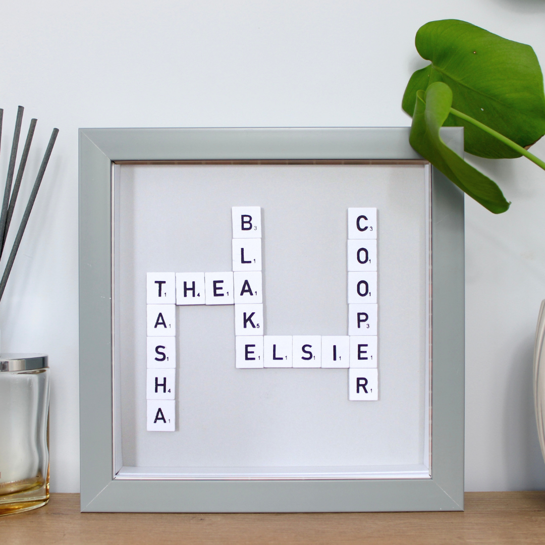 Create Your Own Magnetic Name Frame