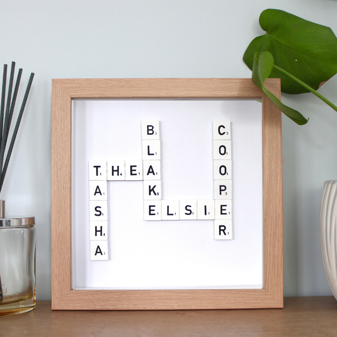 Create Your Own Magnetic Name Frame
