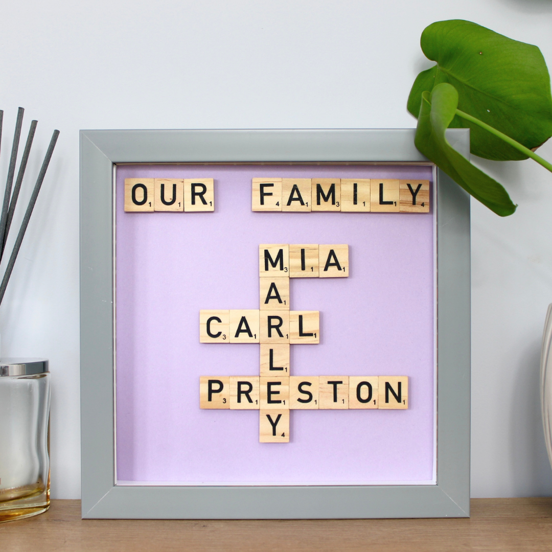 Create Your Own Magnetic Name Frame