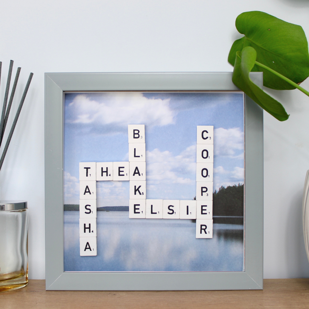 Create Your Own Magnetic Name Frame