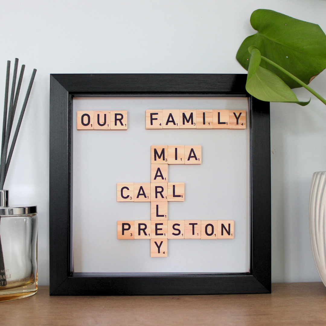 Create Your Own Magnetic Name Frame