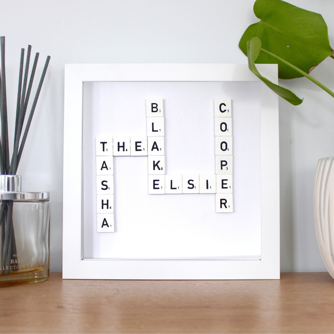 Create Your Own Magnetic Name Frame