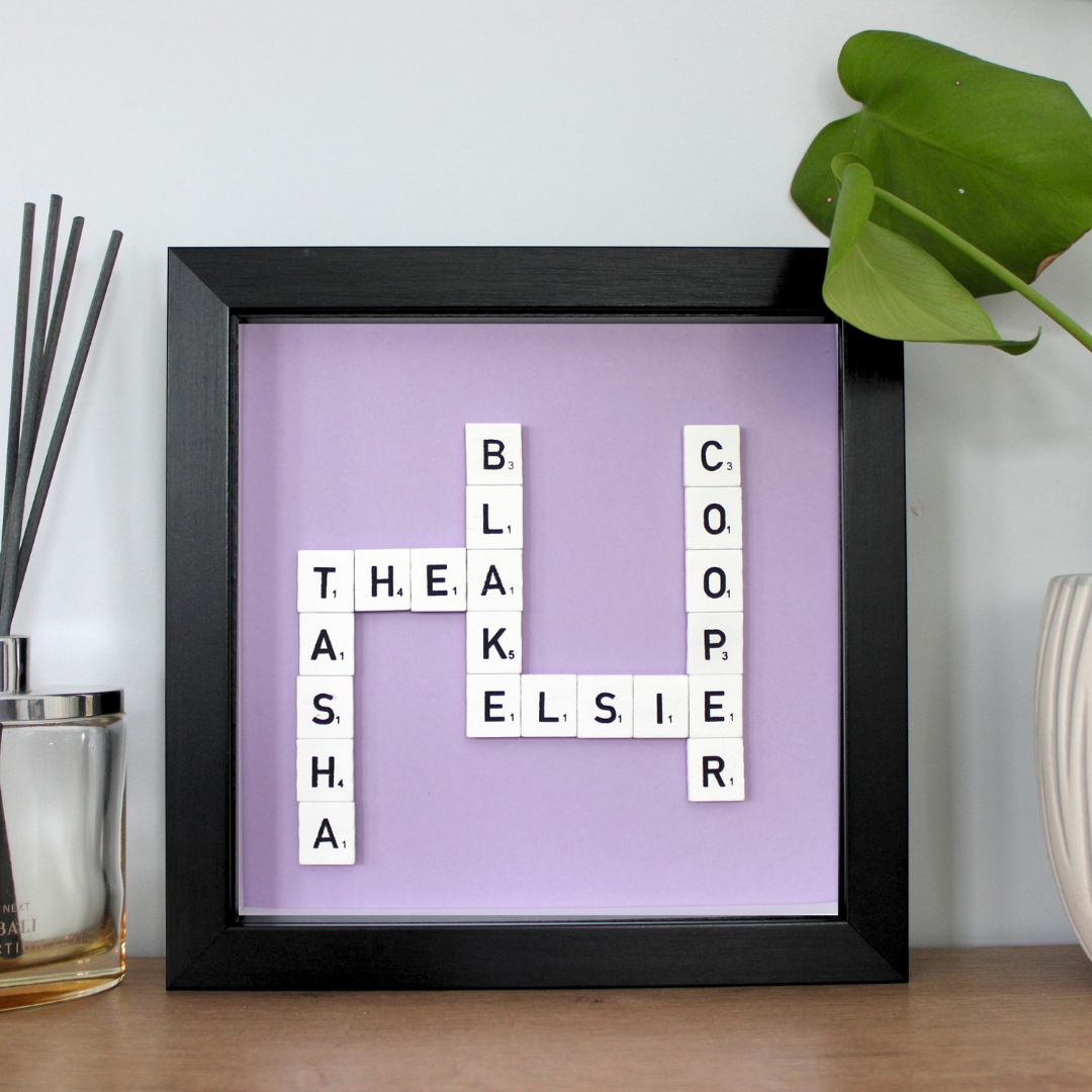 Create Your Own Magnetic Name Frame