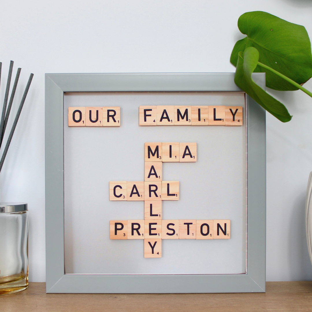 Create Your Own Magnetic Name Frame