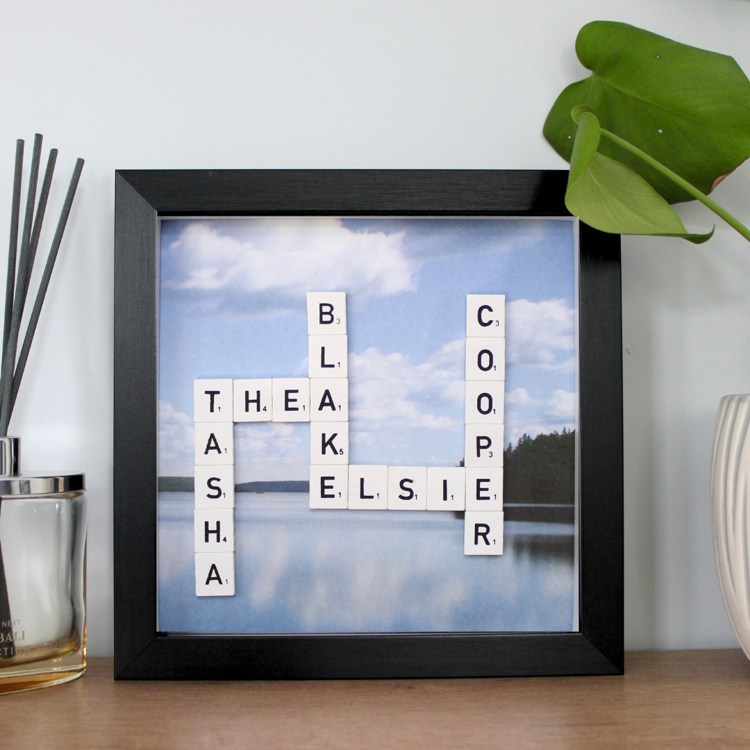 Create Your Own Magnetic Name Frame