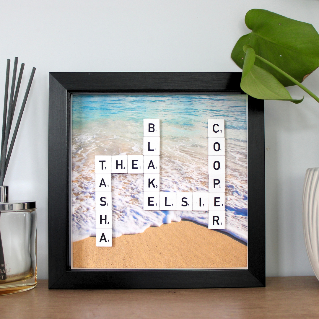 Create Your Own Magnetic Name Frame