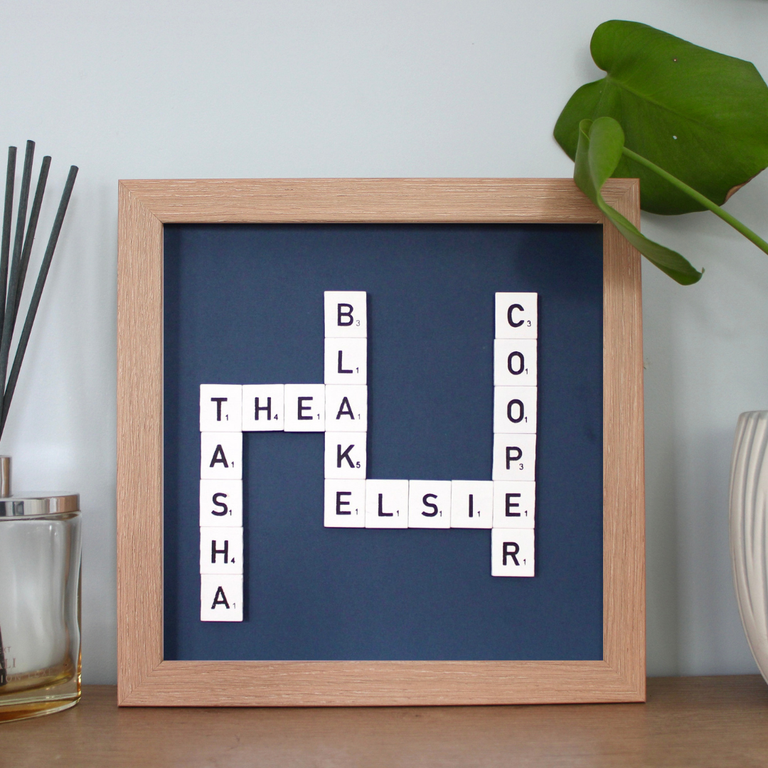 Create Your Own Magnetic Name Frame