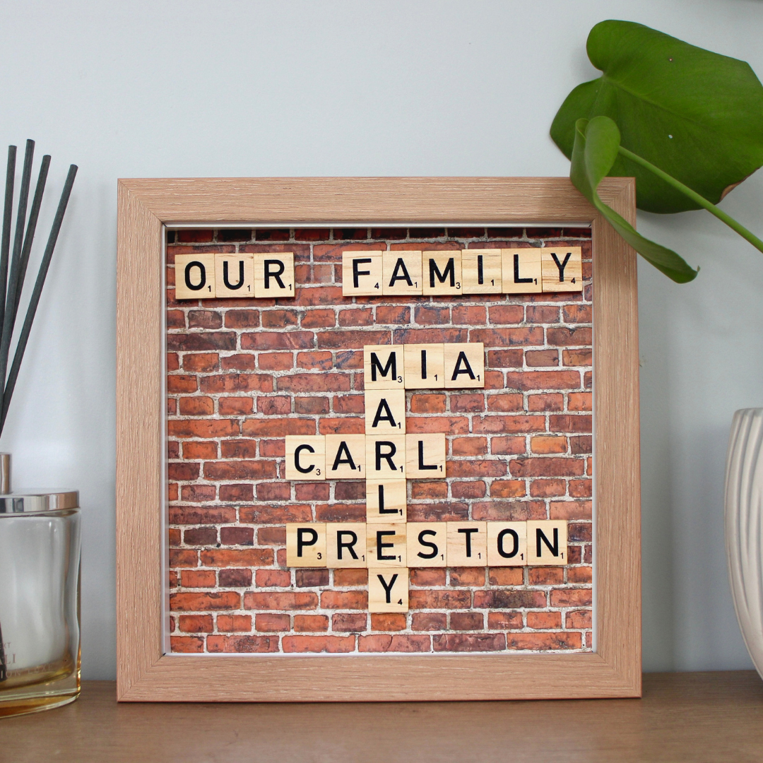 Create Your Own Magnetic Name Frame