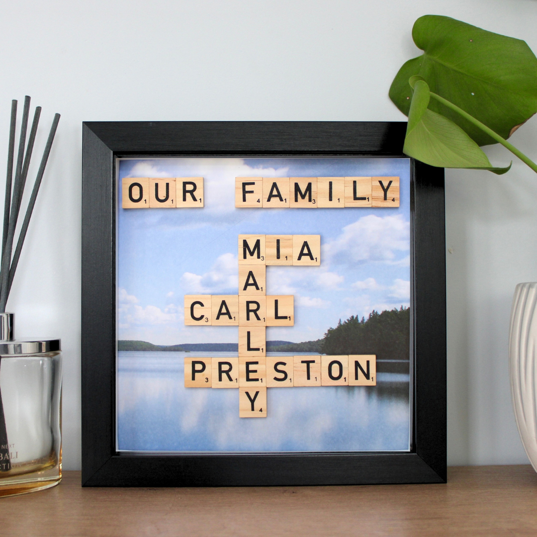 Create Your Own Magnetic Name Frame