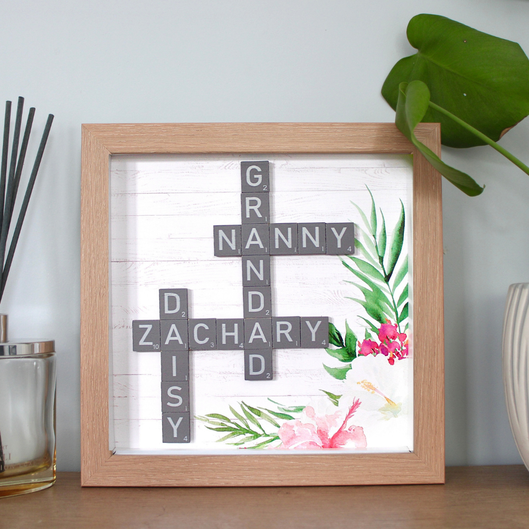 Create Your Own Magnetic Name Frame