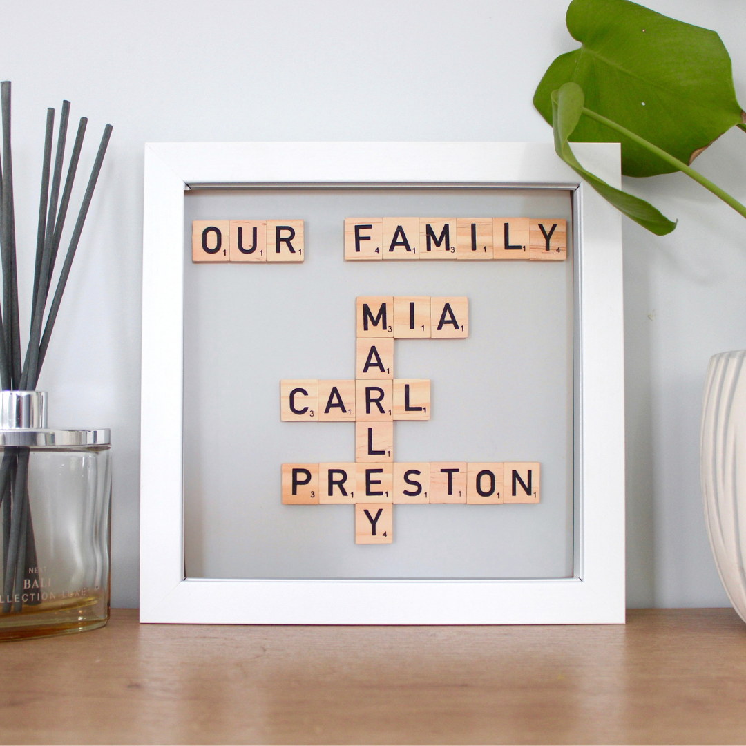 Create Your Own Magnetic Name Frame