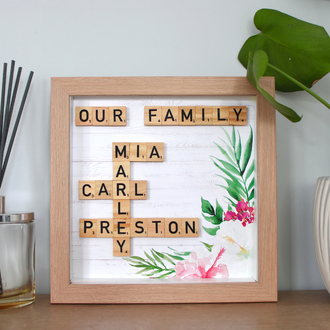 Create Your Own Magnetic Name Frame