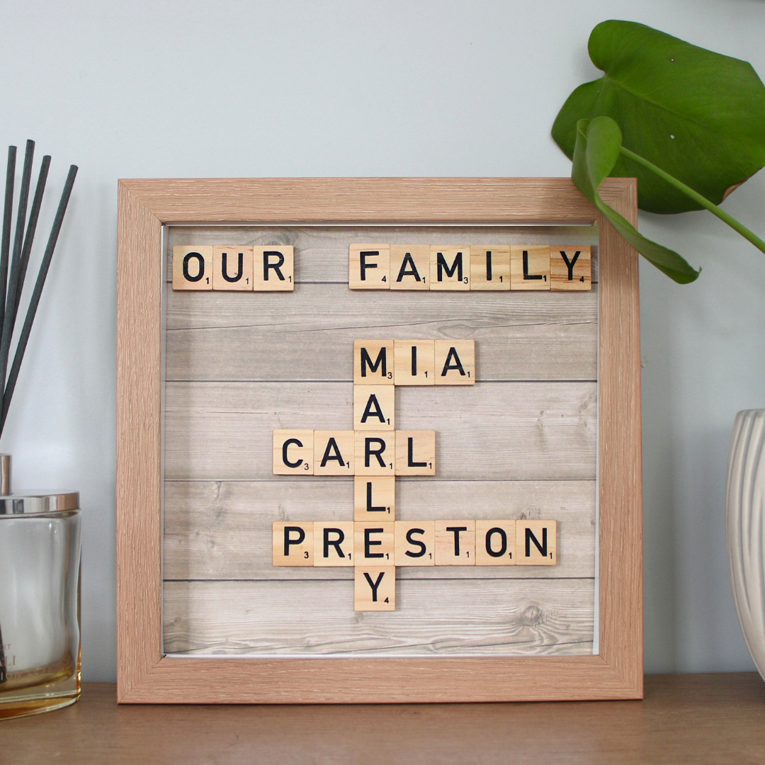 Create Your Own Magnetic Name Frame