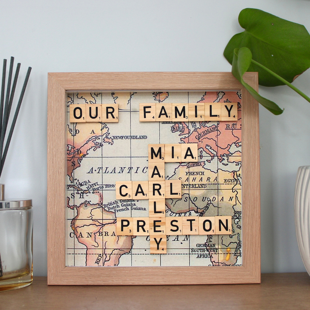 Create Your Own Magnetic Name Frame