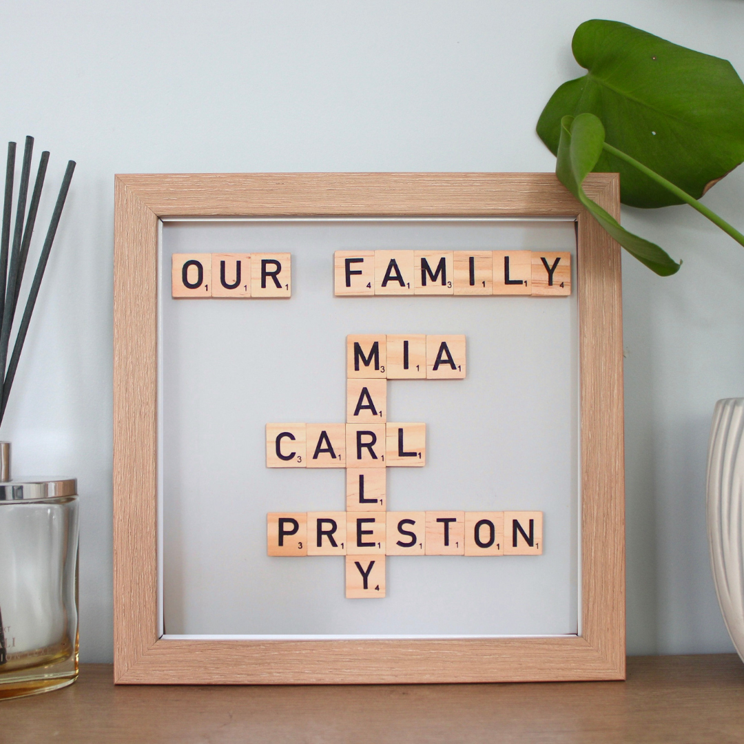 Create Your Own Magnetic Name Frame