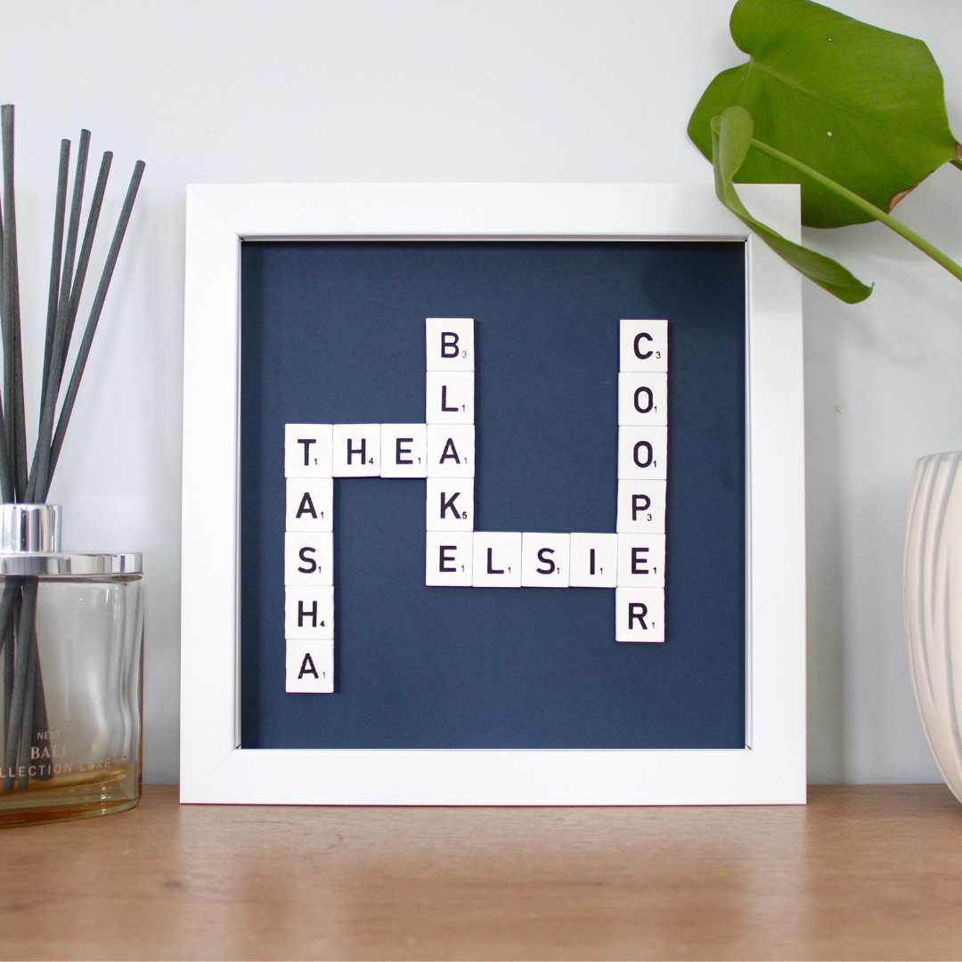 Create Your Own Magnetic Name Frame