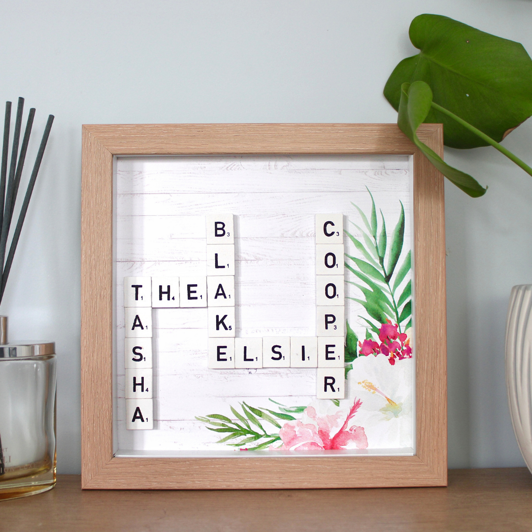 Create Your Own Magnetic Name Frame