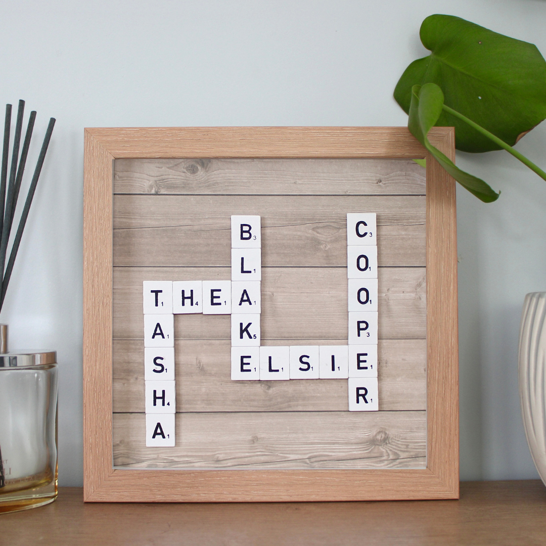 Create Your Own Magnetic Name Frame