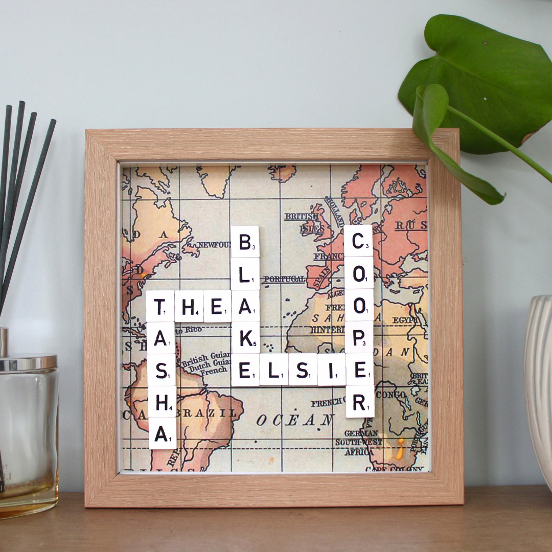 Create Your Own Magnetic Name Frame