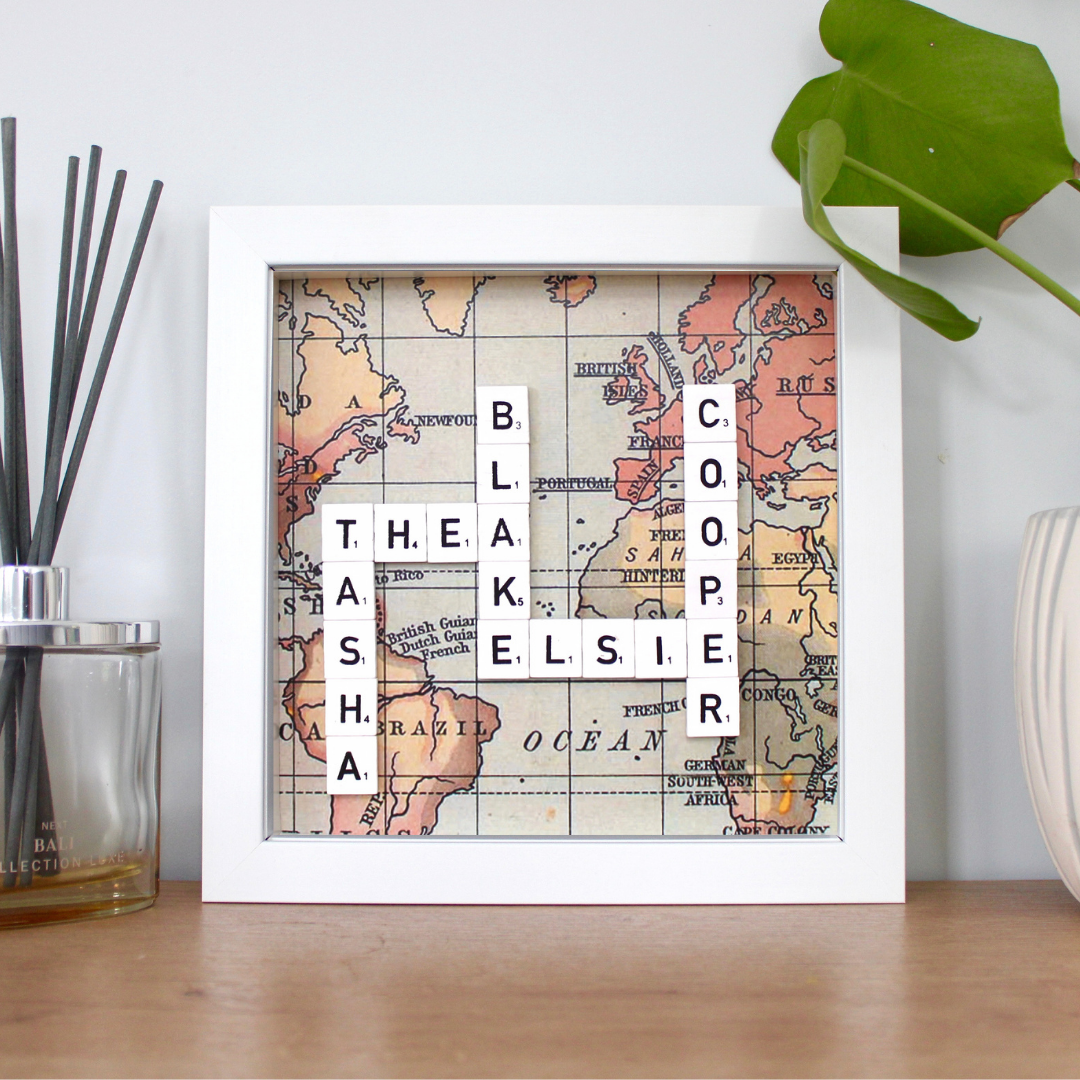 Create Your Own Magnetic Name Frame