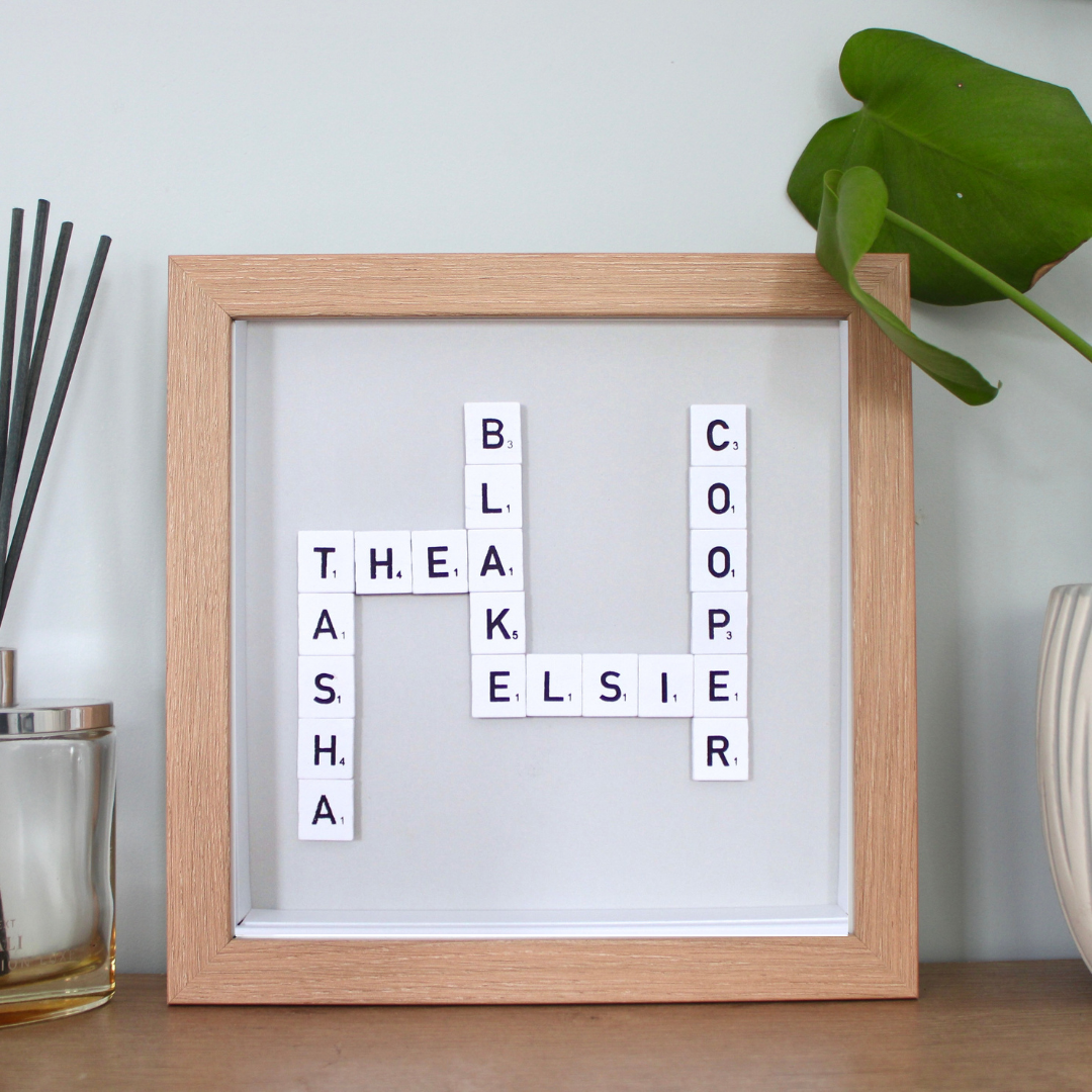 Create Your Own Magnetic Name Frame