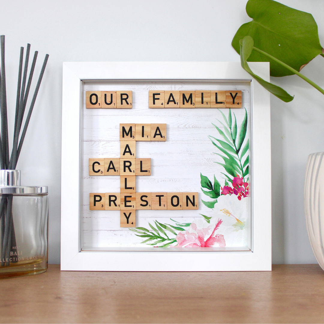 Create Your Own Magnetic Name Frame