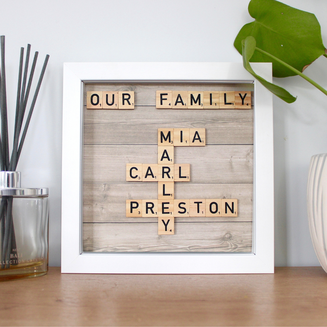 Create Your Own Magnetic Name Frame