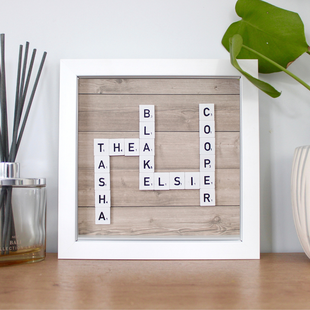 Create Your Own Magnetic Name Frame