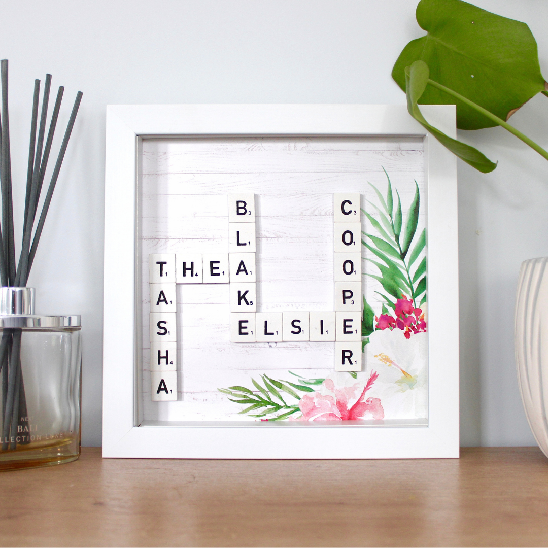 Create Your Own Magnetic Name Frame
